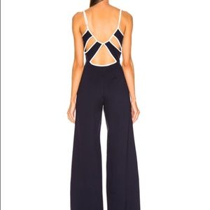 STAUD Twilo Navy Jumpsuit - AS SEEN ON TV!